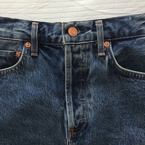 Agolde | Quinn High Rise Mini Skirt - RIDE - Picture 6 of 11